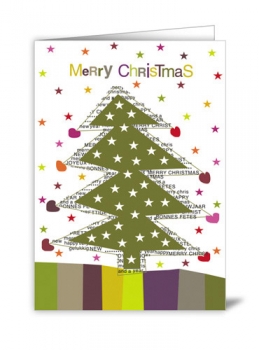 CARD - MERRY CHRISTMAS (WITH ENVELOPE)