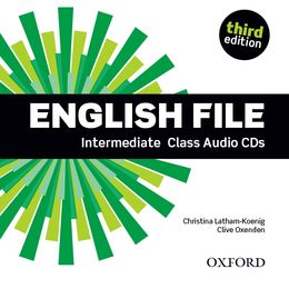ENGLISH FILE 3RD EDITION INTERMEDIATE CLASS AUDIO CDS (5)