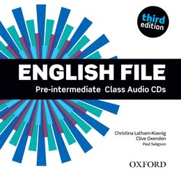 ENGLISH FILE 3RD EDITION PRE-INTERMEDIATE CLASS AUDIO CDS (4)