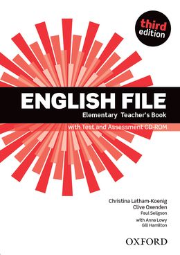 ENGLISH FILE 3RD EDITION ELEMENTARY TEACHER'S BOOK WITH TEST AND ASSESSMENT CD-ROM