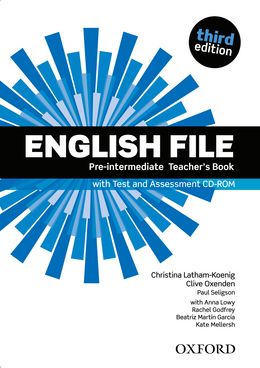 ENGLISH FILE 3RD EDITION PRE-INTERMEDIATE TEACHER'S BOOK WITH TEST AND ASSESSMENT CD-ROM