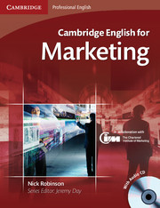 CAMBRIDGE ENGLISH FOR MARKETING + AUDIO CD