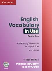 ENGLISH VOCABULARY IN USE 2ND EDITION ELEMENTARY WITH ANSWERS + CD ROM