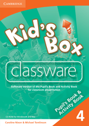 KID'S BOX 4 CLASSWARE CD-ROM