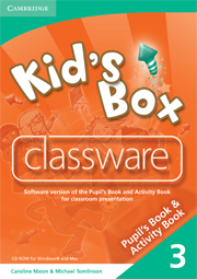 KID'S BOX 3 CLASSWARE CD-ROM