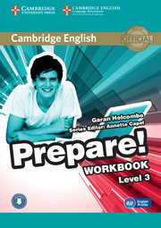 CAMBRIDGE ENGLISH PREPARE! 3 WORKBOOK WITH AUDIO