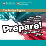 CAMBRIDGE ENGLISH PREPARE! 3 CLASS AUDIO CDS (2)