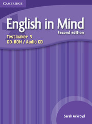 ENGLISH IN MIND 3 (2ND EDITION) TESTMAKER CD-ROM & AUDIO CD