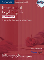INTERNATIONAL LEGAL ENGLISH 2ND EDITION STUDENT'S BOOK WITH CDS (3)