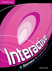 INTERACTIVE 4 TESTMAKER CD-ROM & AUDIO CD