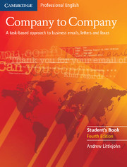 COMPANY TO COMPANY 4TH EDITION STUDENT'S BOOK