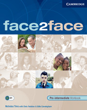 FACE2FACE PRE-INTERMEDIATE WORKBOOK WITH KEY