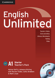 ENGLISH UNLIMITED STARTER TEACHER'S BOOK & DVD-ROM