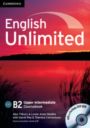 ENGLISH UNLIMITED UPPER-INTERMEDIATE COURSEBOOK + E-PORTFOLIO