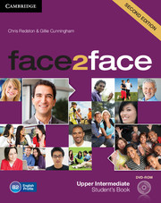 FACE2FACE SECOND EDITION UPPER INTERMEDIATE STUDENT'S BOOK WITH DVD-ROM