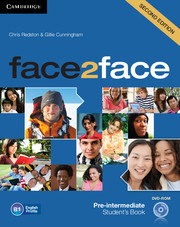 FACE2FACE SECOND EDITION PRE-INTERMEDIATE STUDENT'S BOOK WITH DVD-ROM