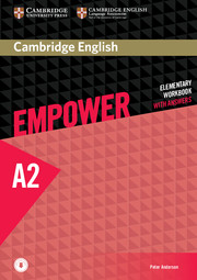 CAMBRIDGE ENGLISH EMPOWER ELEMENTARY WORKBOOK WITH ANSWERS WITH AUDIO
