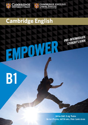 CAMBRIDGE ENGLISH EMPOWER PRE-INTERMEDIATE STUDENT'S BOOK