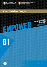 CAMBRIDGE ENGLISH EMPOWER PRE-INTERMEDIATE WORKBOOK WITH ANSWERS WITH AUDIO