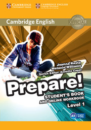 CAMBRIDGE ENGLISH PREPARE! 1 STUDENT'S BOOK AND ONLINE WORKBOOK