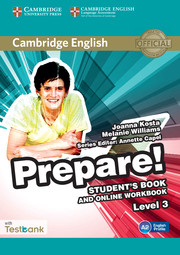 CAMBRIDGE ENGLISH PREPARE! 3 STUDENT'S BOOK AND ONLINE WORKBOOK WITH TEST BANK