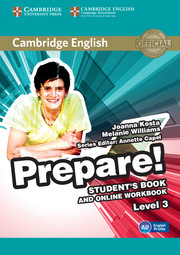 CAMBRIDGE ENGLISH PREPARE! 3 STUDENT'S BOOK AND ONLINE WORKBOOK