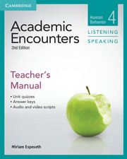 ACADEMIC ENCOUNTERS LEVEL 4 TEACHER'S MANUAL LISTENING AND SPEAKING