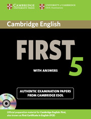 CAMBRIDGE ENGLISH FIRST 5 SELF-STUDY PACK