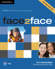 FACE2FACE SECOND EDITION PRE-INTERMEDIATE WORKBOOK WITHOUT KEY