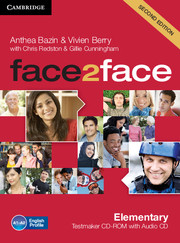 FACE2FACE SECOND EDITION ELEMENTARY TESTMAKER CD-ROM AND AUDIO CD