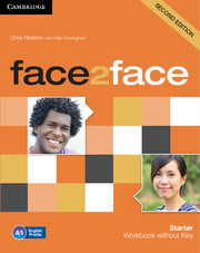 FACE2FACE SECOND EDITION STARTER WORKBOOK WITHOUT KEY