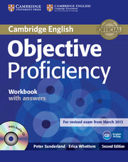 OBJECTIVE PROFICIENCY WORKBOOK WITH ANSWERS WITH AUDIO CD