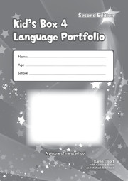 KID?S BOX UPDATED SECOND EDITION 4 LANGUAGE PORTFOLIO