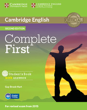 COMPLETE FIRST SECOND EDITION STUDENT'S BOOK WITH ANSWERS WITH CD-ROM