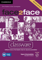 FACE2FACE SECOND EDITION UPPER INTERMEDIATE CLASSWARE DVD-ROM