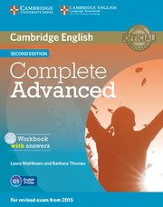 COMPLETE ADVANCED SECOND EDITION WORKBOOK WITH ANSWERS WITH AUDIO CD