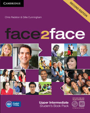 FACE2FACE SECOND EDITION UPPER INTERMEDIATE STUDENT'S BOOK WITH DVD-ROM AND ONLINE WORKBOOK PACK
