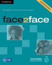 FACE2FACE SECOND EDITION INTERMEDIATE TEACHER'S BOOK WITH DVD