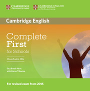 COMPLETE FIRST FOR SCHOOLS CLASS AUDIO CDS (2)