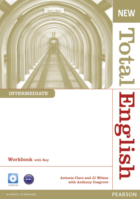 NEW TOTAL ENGLISH INTERMEDIATE WORKBOOK WITH KEY AND AUDIO CD PACK