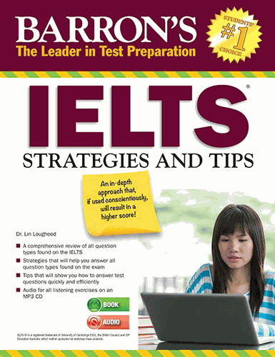 BARRON?S IELTS STRATEGIES AND TIPS WITH AUDIO MP3 CD