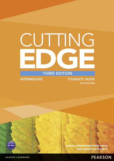 CUTTING EDGE THIRD EDITION INTERMEDIATE STUDENT BOOK WITH DVD-ROM