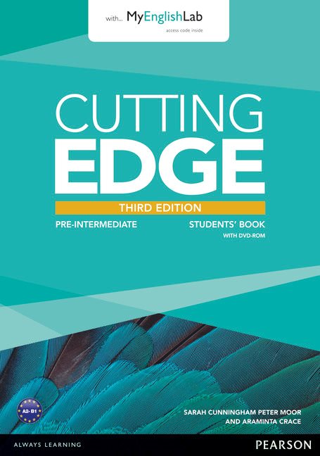 CUTTING EDGE THIRD EDITION PRE-INTERMEDIATE STUDENT BOOK WITH DVD AND MYENGLISHLAB PACK